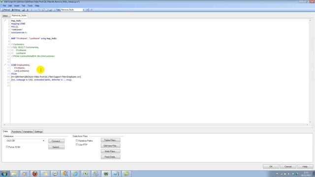 How to remove NULL values by Mapping Load & Map Using statements... смотреть онлайн