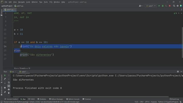 Curso de Python #10 - Operadores lógicos e relacionais смотреть онлайн