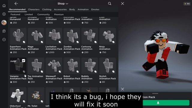 (FIXED) Vampire Animation Pack is Broken | Roblox смотреть онлайн