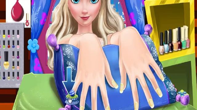 Elsa Beauty Salon (Холодное сердце: Салон красоты для Эльзы) - прохождение игры смотреть онлайн