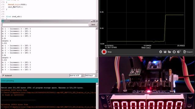 Arduino IDE - ESP8266 - MAX7216 LED Driver смотреть онлайн