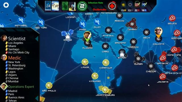 Playing the Pandemic board game смотреть онлайн