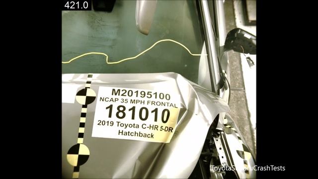 2019-2021 Toyota C-HR NHTSA Frontal Impact смотреть онлайн