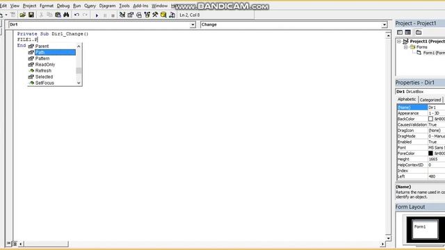 VB 6 0 FILE LISTBOX,DIRLISTBOX,DRIVELISTBOX смотреть онлайн