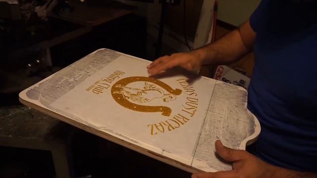 SCREEN PRINTING WITH GLITTER INK смотреть онлайн