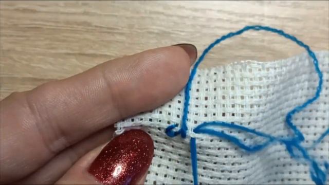 Шов "косий хрестик". Slanted cross stitch смотреть онлайн