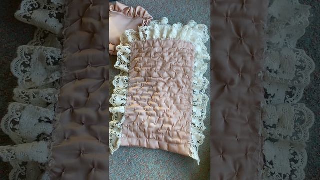 Винтажная коляска и кукольное одеяло, узнай готовый результат