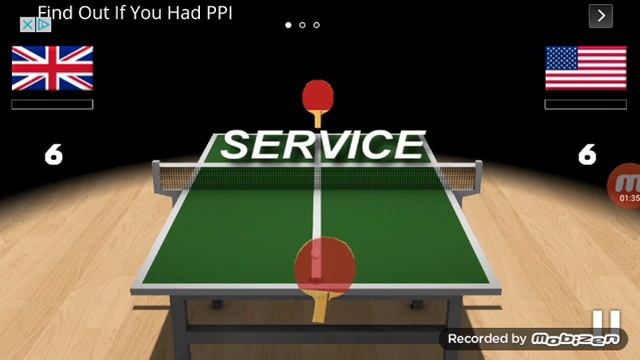 Virtual table tennis... I lost again!! смотреть онлайн