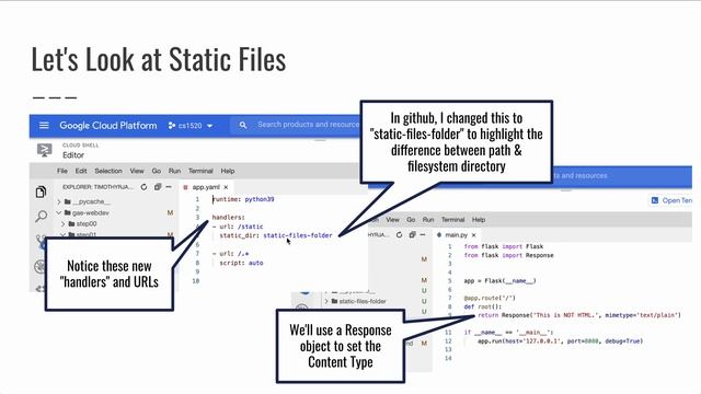 CS1520 Lecture 09: Serving Static Files in Google App Engine смотреть онлайн