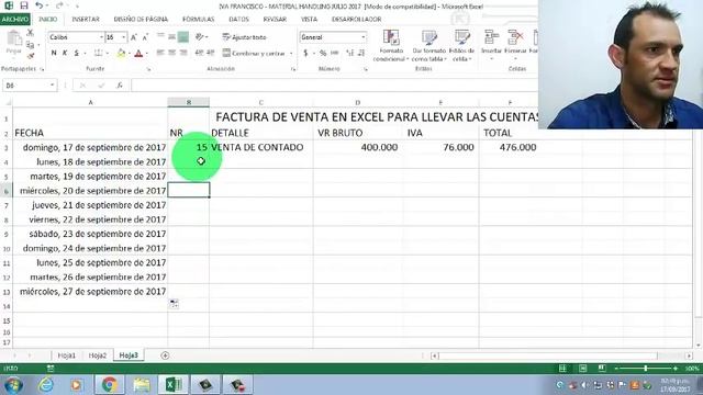 Como hacer una factura en excel para llevar cuentas de mi pequeña empresa смотреть онлайн