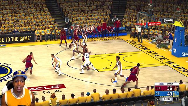 Cleveland Cavaliers vs Golden State Warriors Finals Game 1 - NBA 2K18 Prediction смотреть онлайн