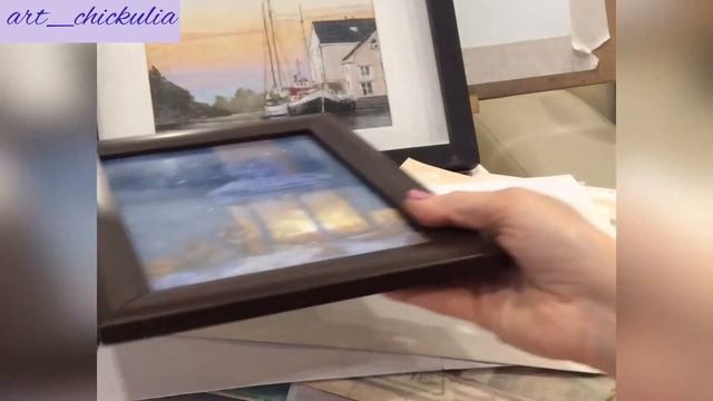 Как хранить работы, нарисованные сухой пастелью. смотреть онлайн