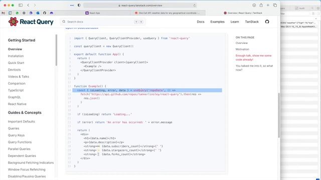 Make an App with React JS / JavaScript 08: Nav + React Query смотреть онлайн
