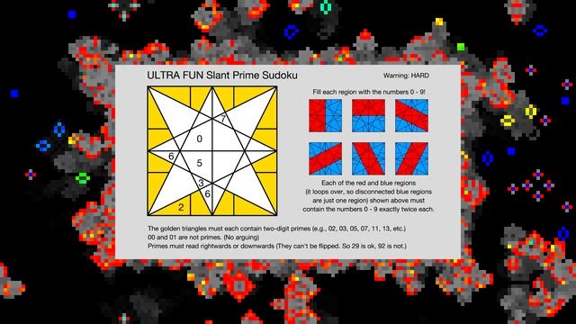 Ultra-fun Slanted Sudoku Puzzle смотреть онлайн