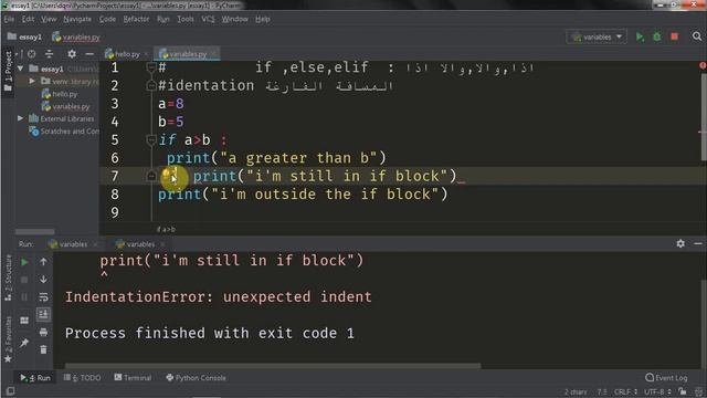 #6 الشرط في البايثون | if else elif statements in python смотреть онлайн
