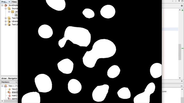 [Java 2D] from scratch - Simple B&W Metaballs Test Demo ("Blobby" Effect) смотреть онлайн