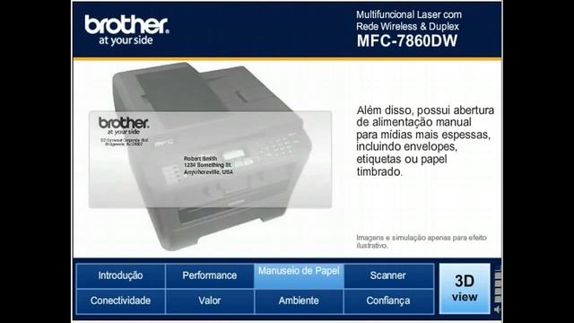 MFC7860 Multifuncional Laser Compacto Brother смотреть онлайн