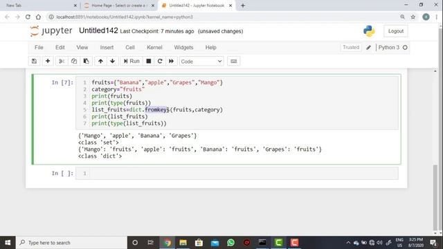 194 Python Dictionary fromkeys Method смотреть онлайн