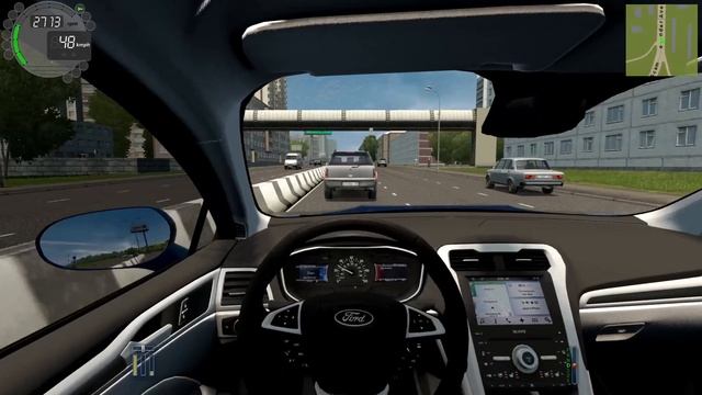 Ford Fusion 2017- City Car Driving | Clear Day Drive смотреть онлайн