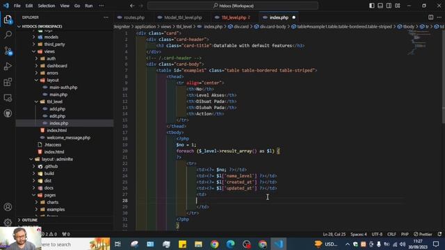 Membuat Create Read Level Access User Codeigniter 3 Tutorial смотреть онлайн