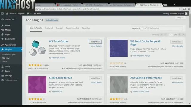 Installing W3 Total Cache in WordPress смотреть онлайн