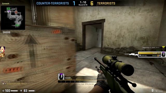 CS:GO-Затащили в напарниках (Напарники)(Wingman). смотреть онлайн