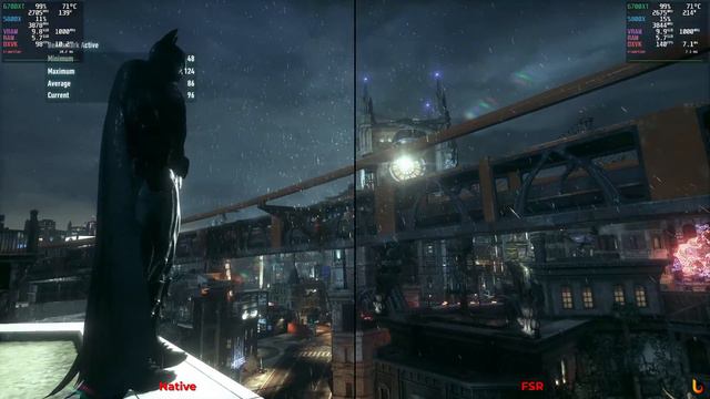 Batman Arkham Knight | FidelityFX Super Resolution on Linux | RX 6700XT | Arch Linux | FSR смотреть онлайн