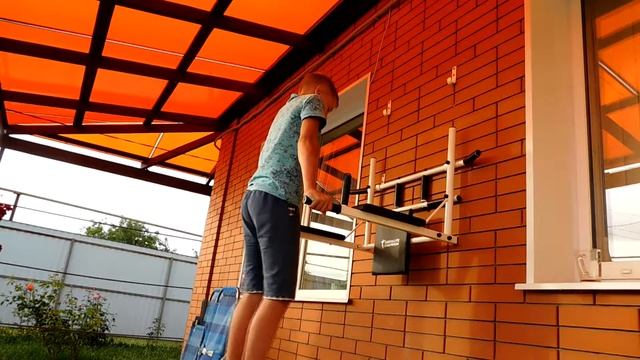 Новая камера.Новое качество.Моя тренировка на турнике и брусьях смотреть онлайн