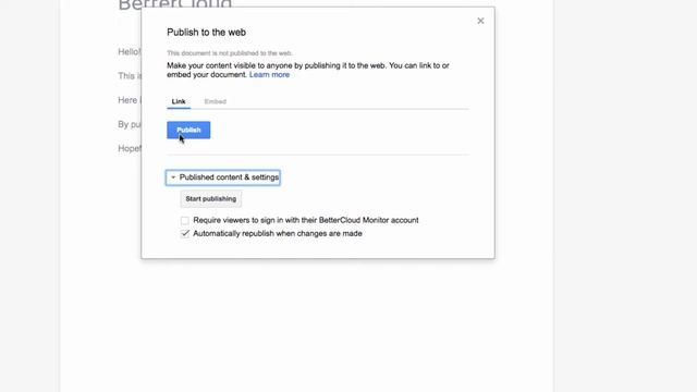 Publish Google Docs to the Web смотреть онлайн