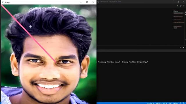 How to draw shapes in images and videos using opencv смотреть онлайн