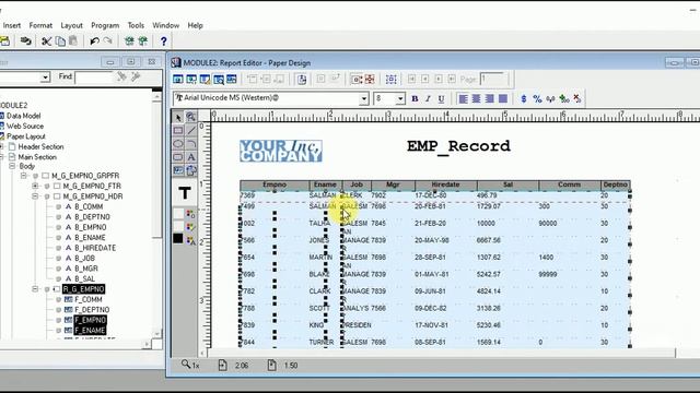 Building a Tabular Report | Basics of oracle report builder | Developolink смотреть онлайн