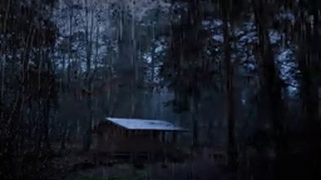 Победите Бессонницу с шум дождя и грома на доме в туманном лесу - Rain sounds for sleeping смотреть онлайн