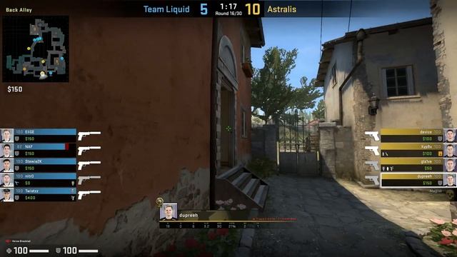 CS:GO POV Demo Astralis dupreeh (33/18) vs Liquid (de_inferno) смотреть онлайн