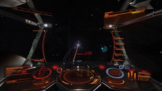 Elite Dangerous: Krait Mk II Three Railguns Two Beams in Low Intensity Conflict Zone смотреть онлайн