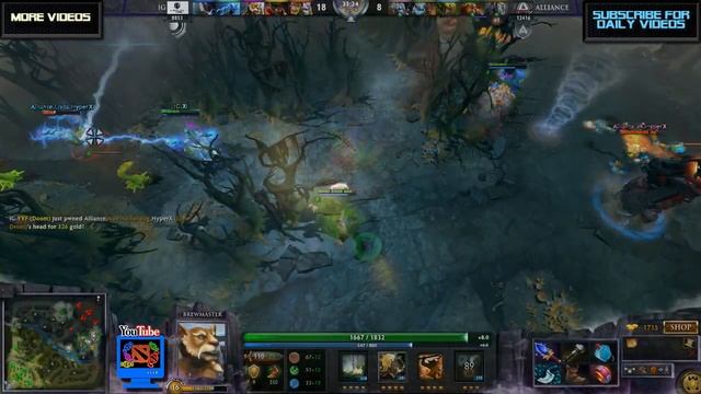 iG.Ferrari_430 Brewmaster vs. Alliance Gameplay | DotA 2 TI4 смотреть онлайн