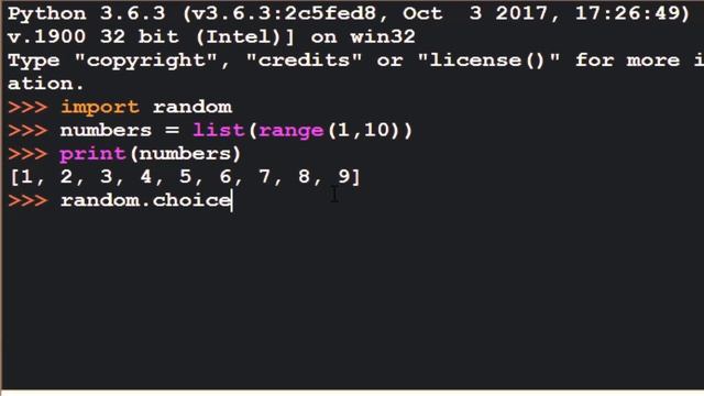 How to randomly select an item from a list in Python смотреть онлайн