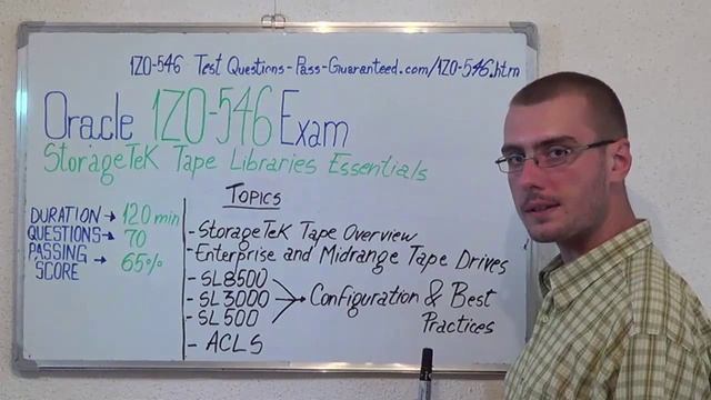 1Z0-546 – StorageTek Exam Tape Libraries Test Essentials Questions смотреть онлайн
