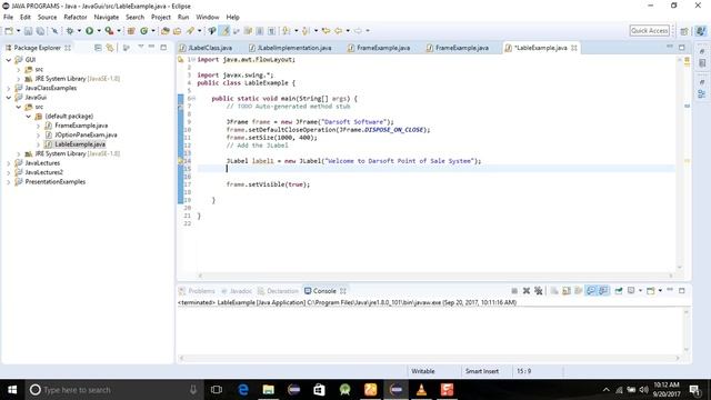 Java Swing Programming Tutorial 3 Graphical User Interface JLabel смотреть онлайн