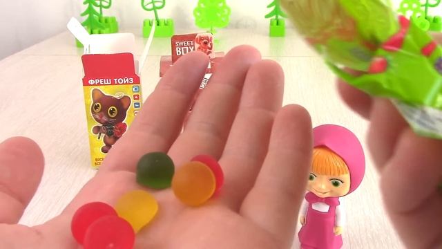 Маша хочет КОТЁНКА И ЩЕНКА! Что ПРИДУМАЛ Медведь? ПУШИСТИКИ в коробочках смотреть онлайн