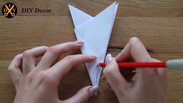 How to fold a snowflake with paper DIY Advent, x-mas & winter смотреть онлайн