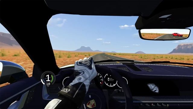 Porsche 911/992 Turbo S 2020 vs Ferrari 812 Superfast 2017 at Monument Valley смотреть онлайн