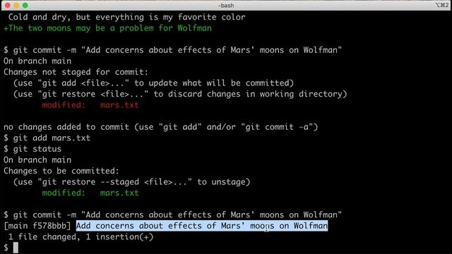 Tracking Changes - Version Control with Git смотреть онлайн