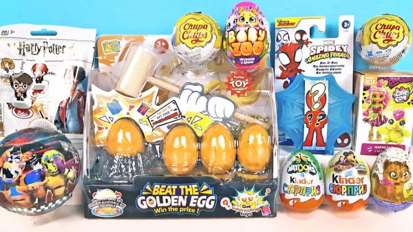 СЮРПРИЗ MIX! FNAF, Marvel Spider Man, Harry Potter, Маша и медведь, Миньоны Unboxing Kinder Surprise