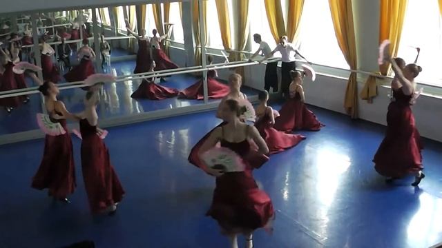 Народный танец, 1 курс, 2 семестр. смотреть онлайн