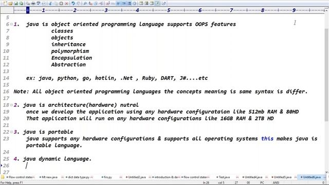 CORE JAVA + ADV. JAVA tutorials || Demo - 4 || by Mr. Ratan On 26-04-2022 @9PM IST смотреть онлайн