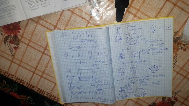 Geometriya. Konus, Kesik Konus Formulalari Va Xossalari, Hamda Ularga Doir Maslalalar Yechish