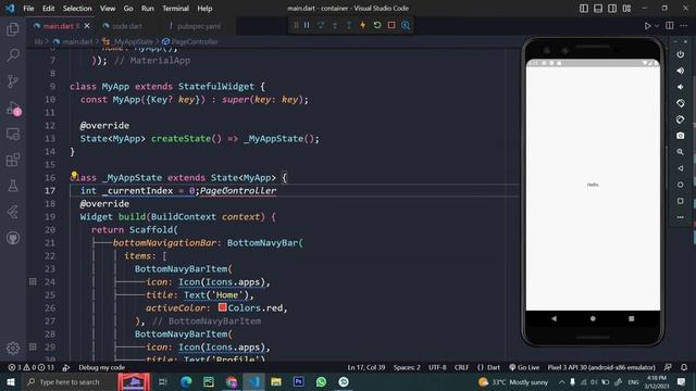 Flutter Bottom Navigation Bar смотреть онлайн