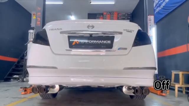 NISSAN Teana 2.5 V6  |  A Performance - Rear Catback Valvetronic Muffler SystemR35 Sound