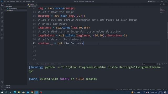 Blur the specific Part of Image | Upwork 50$ work | Open-cv | Python Tutorial смотреть онлайн