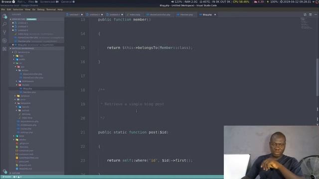 Watch me re-designing phpocean.com-P3: Relationships Blog/Member models смотреть онлайн